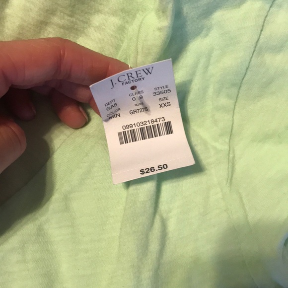 Mint green jcrew factory tee - Picture 3 of 3
